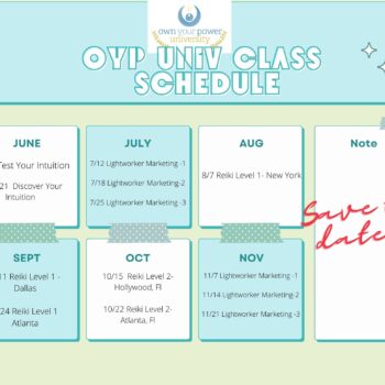 OYP class schedule